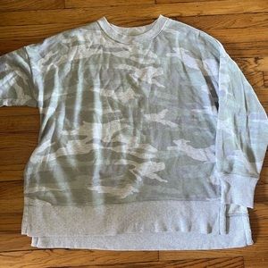 Aerie Camo Oversized Pullover